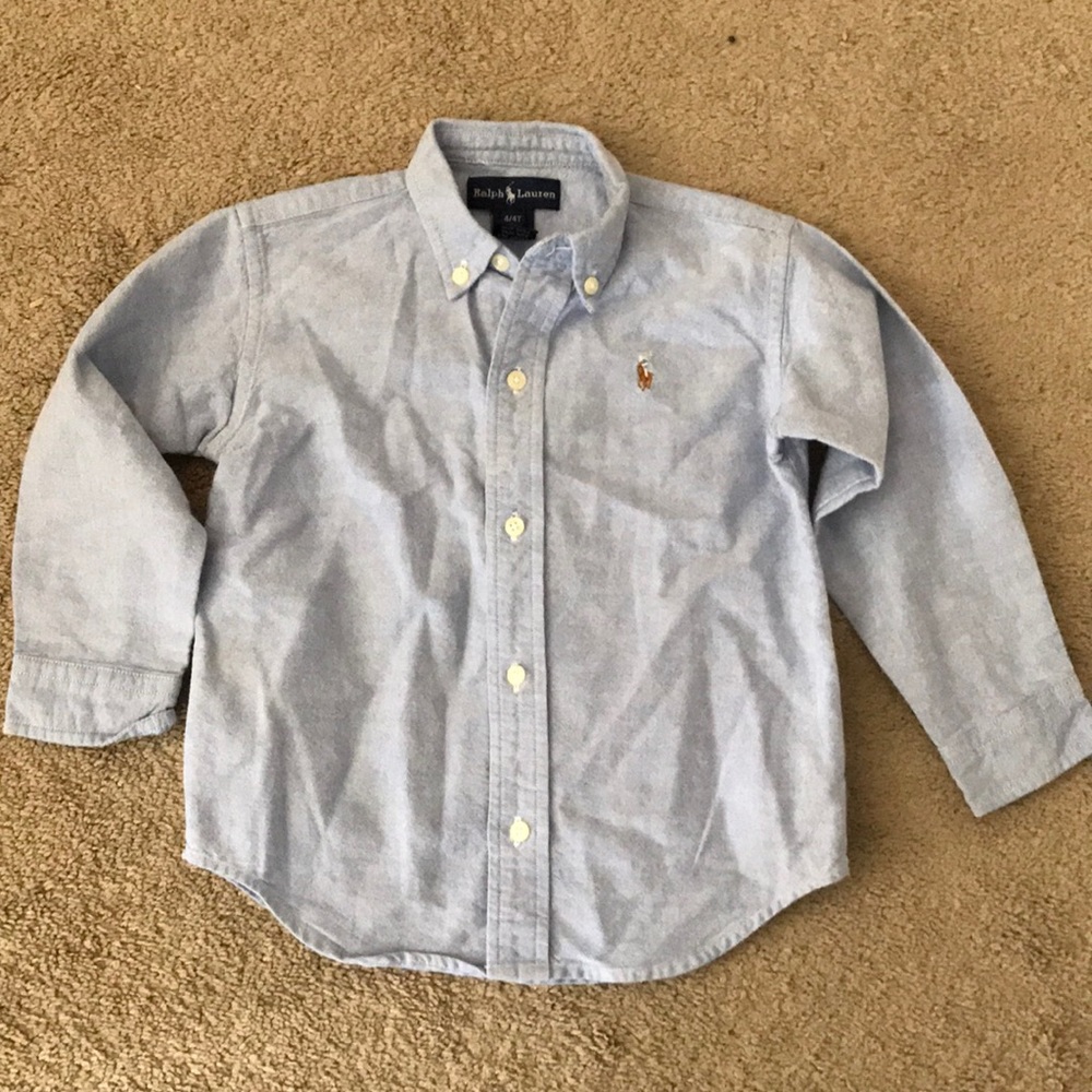 Polo Ralph Lauren Light Blue Button Down size 4